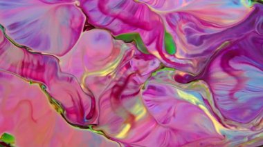 Sıvı sanat dokusu. Yanardöner boya efektli soyut arkaplan. Sıvı akrilik çizimler, akışlar ve sıçramalar. Web sayfası arkaplanı için karışık boyalar.