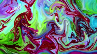 Girdaplı boyalar renkli kıvrımlı katmanlar oluşturur. Bu klip, reklamlar, sunumlar, raporlar, müzik videoları, web siteleri, mobil uygulamalar ve daha fazlası gibi projeler için arka plan olarak kullanılabilir..