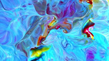 Girdaplı boyalar renkli kıvrımlı katmanlar oluşturur. Bu klip, reklamlar, sunumlar, raporlar, müzik videoları, web siteleri, mobil uygulamalar ve daha fazlası gibi projeler için arka plan olarak kullanılabilir..