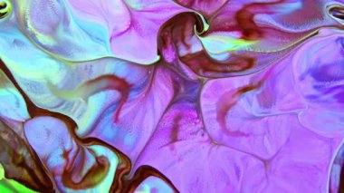 Girdaplı boyalar renkli kıvrımlı katmanlar oluşturur. Bu klip, reklamlar, sunumlar, raporlar, müzik videoları, web siteleri, mobil uygulamalar ve daha fazlası gibi projeler için arka plan olarak kullanılabilir..