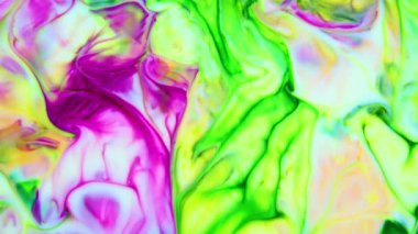 Çok Güzel Mürekkep Soyut Psychedelic Boya Sıvı Hareket Arka Plan Doku Video.