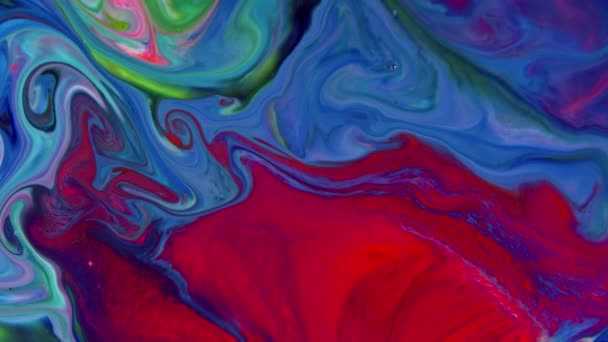 Muy Niza Resumen Galáctica Ilusión Creado Cosmos Colores Difundir Fondo — Vídeos de Stock