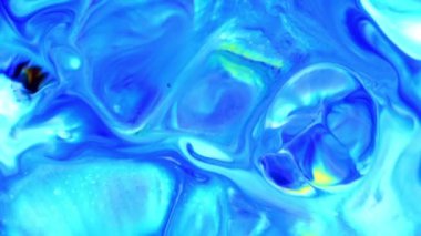 Soyut Renkli Galaktik Sacral Mürekkep Dalgaları Doku Arkaplanı.