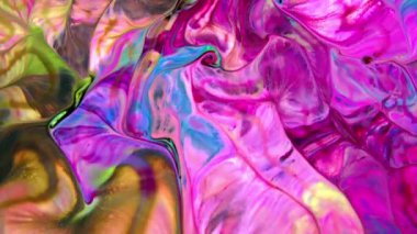 Psikedelik Resimli Soyut Arkaplan Canlı Sıvı Renk Doku Görüntüsü.