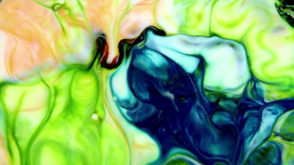 Cette Vidéo Présente Une Peinture Huile Liquide Abstraite Mouvement Utilisez — Video
