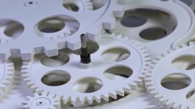 Eski Çarkıfelek Beyaz Vites Mekanizması çalışıyor.