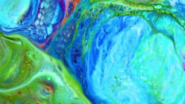 Soyut, renkli resimlerin bir karışımı ile yapıldı. Hareket grafikleriniz ve diğer görsel öğeleriniz için öge.