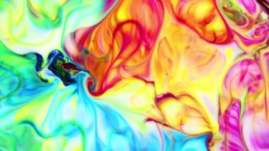 Bu stok videosunda, boya pigmentinin hafif boya ile ayrıldığı yağ boyasının yavaş çekim görüntüleri yer alıyor. Bu klibi yaratıcı konsept videoları, sunumlar ve daha fazlası için arka plan olarak kullan.