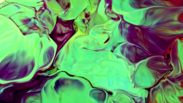 Abstrait Été Fait Avec Mélange Peintures Colorées Élément Pour Vos — Video
