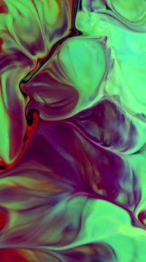 Soyut Dikey Grunge Rengi Boya Yayılma Patlaması Arkaplanı.