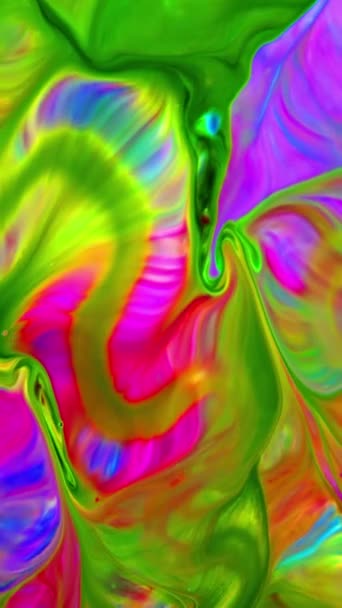 Abstracto Vertical Grunge Color Tinta Pintura Propagación Explosión Explotar Fondo — Vídeos de Stock