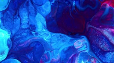 Sıvı sanat dokusu. Yanardöner boya efektli soyut arkaplan. Sıvı akrilik çizimler, akışlar ve sıçramalar. Web sayfası arkaplanı için karışık boyalar.