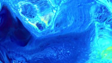 Soyut Organik Hipnotik Mürekkep Renkli Boya Arkaplan Görüntüsünü Yayar.