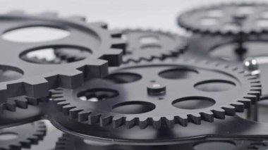 Yan Bölüm Çalışma Görünümü Black Gear Set Görüntüsü.