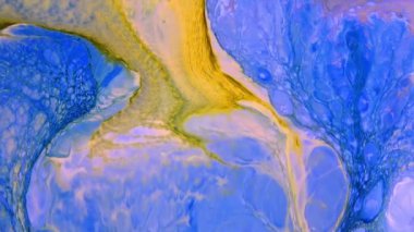 Çok Güzel Mürekkep Soyut Psikedelik Kozmos Sıvı Hareketli Galaktik Doku Görüntüsü.