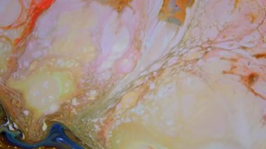 Soyut, Kusursuz, Gelişigüzel Sanatsal Mürekkebin Güzelliği.