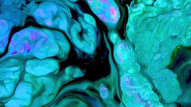 Sıvı Boya Karıştırma Arkaplanı Spreads ve Girdap Görüntüsü.