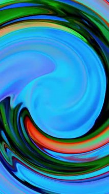 Dikey Sıvı Renkli Boya Yavaş Hareket Arkaplanında Karışımı Patlattı. 