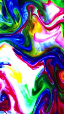 Çok Güzel Dikey Mürekkep Soyut Sanatsal Desen Renk Boyası Sıvı Doku 