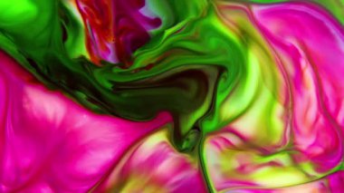 Soyut Renk Boya Mürekkebi Patlaması Psikedelik Patlama Hareketi Görüntü Yayıyor.