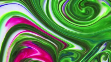 Soyut Renk Boya Mürekkebi Patlaması Psikedelik Patlama Hareketi Görüntü Yayıyor.