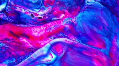 Soyut Renk Boya Mürekkebi Patlaması Psikedelik Patlama Hareketi Görüntü Yayıyor.