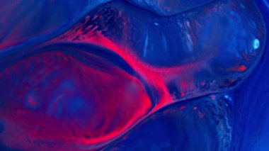 Yavaş Hareketli Makro Desen Sanatsal Kavramsal Renk Yüzey Taşıyıcı Yüzey Sıvı Boya Sıçratma Sanatı DokusuName.