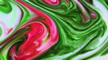 Mürekkep Akımı Akrilik Karışık Renkli Sıvı Arkaplan Görüntüsü.