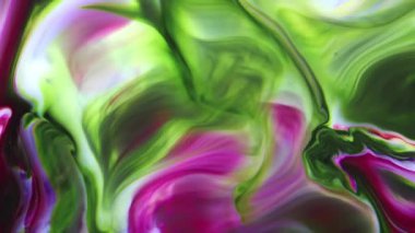 Sıvı boyaların akışkanlığıyla oluşan bu desenler renklerin karışması ve renklerin dansıyla oluşan büyüleyici harmoni ve dinamik hareketi gözler önüne seriyor. Yaratıcılığın keşfi ve renklerin sonsuz dönüşümü için görsel ziyafet. 