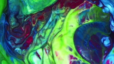 Soyut Renkli Boya Mürekkebi Patlama Psikedelik Patlama Görüntüsü.