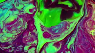 Soyut Renkli Boya Mürekkebi Patlama Psikedelik Patlama Görüntüsü.