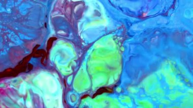 Soyut Renkli Boya Mürekkebi Patlama Psikedelik Patlama Görüntüsü.