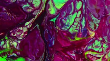 Soyut Renkli Boya Mürekkebi Patlama Psikedelik Patlama Görüntüsü.