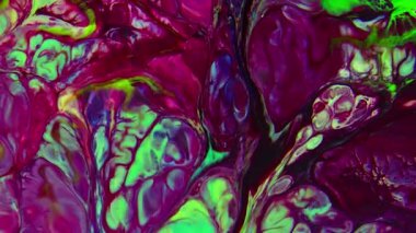 Soyut Renkli Boya Mürekkebi Patlama Psikedelik Patlama Görüntüsü.