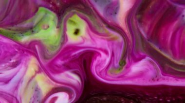 Abstract Background of  Liquid Paint Spreads Texture Footage.