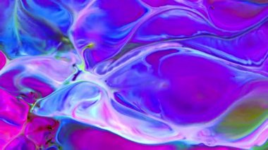 Abstract Background of  Liquid Paint Spreads Texture Footage.