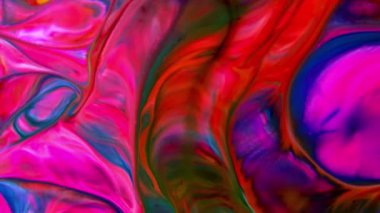 Abstract Background of  Liquid Paint Spreads Texture Footage.