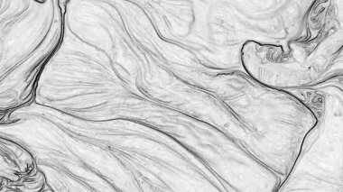 Abstract Background of  Liquid Paint Spreads Texture Footage.