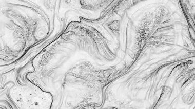 Abstract Background of  Liquid Paint Spreads Texture Footage.