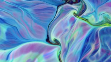 Abstract Background of  Liquid Paint Spreads Texture Footage.