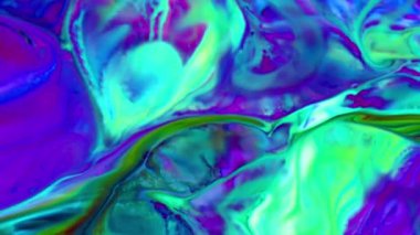 Abstract Background of  Liquid Paint Spreads Texture Footage.