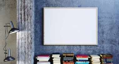 3D tasviri, büyük lüks, modern, parlak iç mekânlar sunuyor. Oturma odasındaki model bilgisayarlar dijital olarak oluşturuluyor.