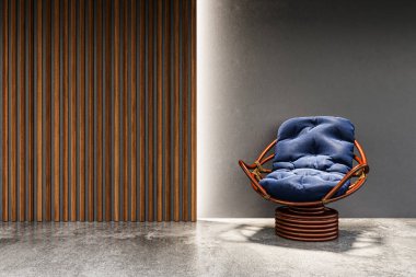 3D tasviri, büyük lüks, modern, parlak iç mekânlar sunuyor. Oturma odasındaki model bilgisayarlar dijital olarak oluşturuluyor.