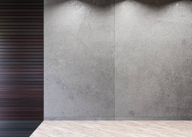 3D tasviri, büyük lüks, modern, parlak iç mekânlar sunuyor. Oturma odasındaki model bilgisayarlar dijital olarak oluşturuluyor.