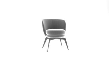 3d video rendering footage contemporary interior design of the living room. Stylish interior of the living room