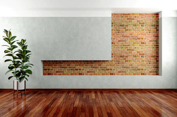 Большой роскошный современный яркий интерьер Гостиная макет баннера иллюстрация 3D рендеринг компьютера цифровым изображением