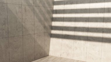 Büyük lüks, modern, parlak iç mekan. Oturma odası tasviri 3D canlandırma.