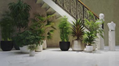 3D video görüntüleme modern modern tasarım. Şık iç mekan Oturma odası, Hayal kurma