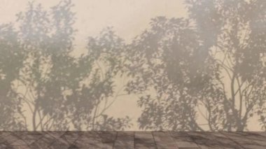 3D video görüntüleme modern modern tasarım. Evin içinde şık bir video klibi var.