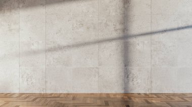 Büyük lüks, modern, parlak iç mekan. Oturma odası tasviri 3D canlandırma.